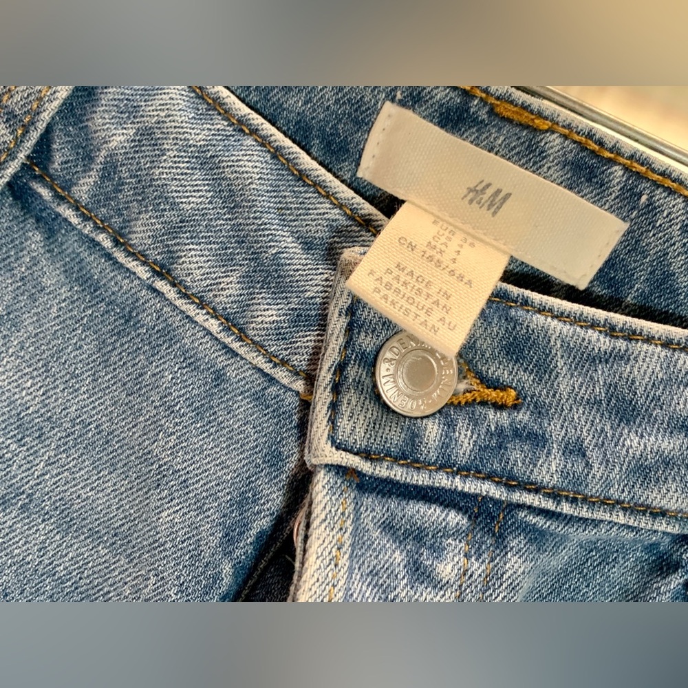 H&M Straight High Cropped Jeans